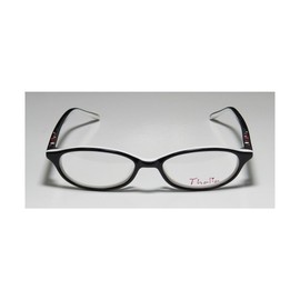 Thalia Angel Womens/Ladies Ophthalmic Exclusive Designer Full-rim Eyeglasses/Eyeglass Frame (46-15-133, Black / White)