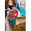Benchmark Bouquets Benchmark Bouquets - Charming Roses & Alstroemeria (Glass