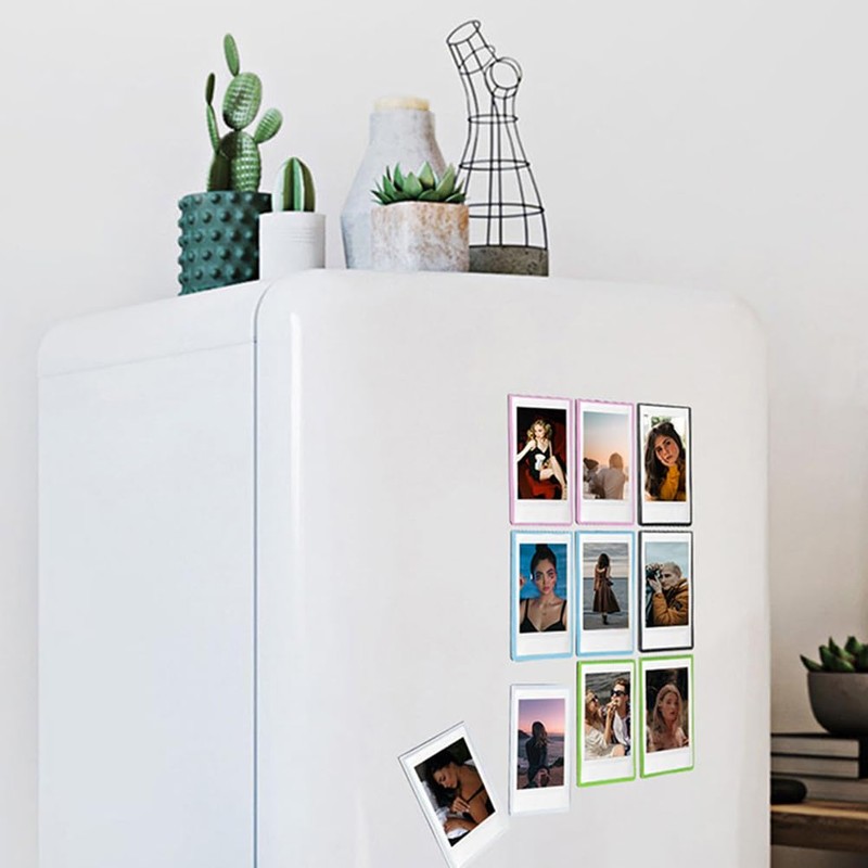 MAGICLULU 10pcs Magnetic Picture Frames for Refrigerator Versatile Photo Sleeves