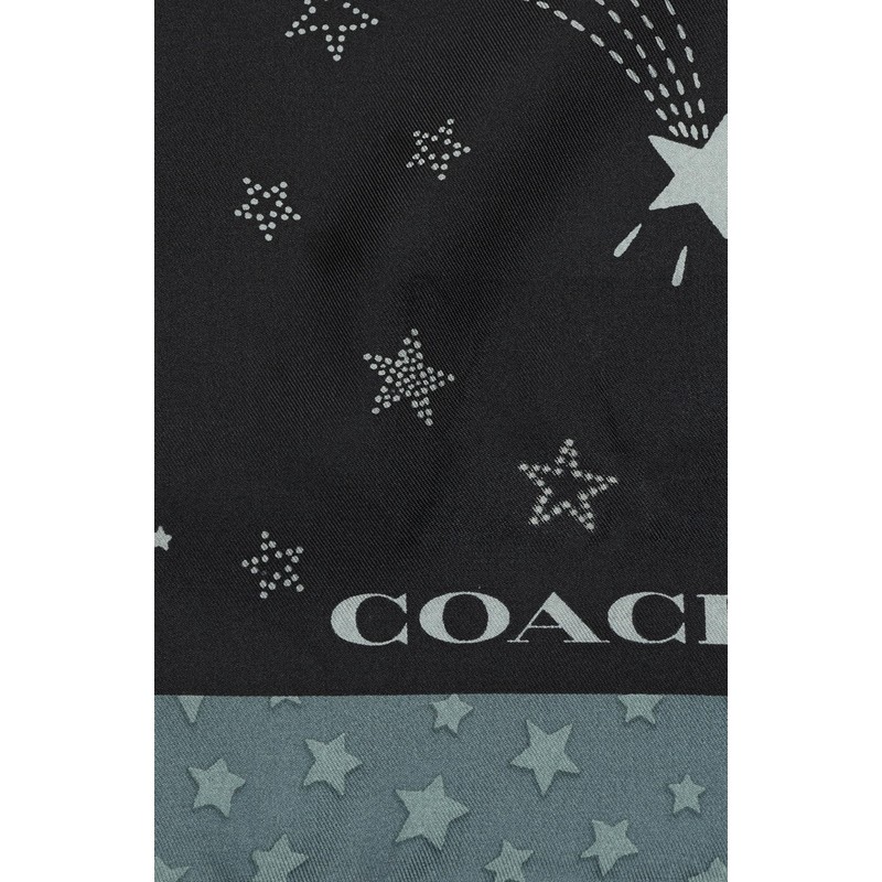 Coach SHOOTING STAR REXY PRINTED SILK SQUARE
