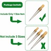 Marine Rope Splicing Spike Fid with Wooden Handle, Swedish Style,