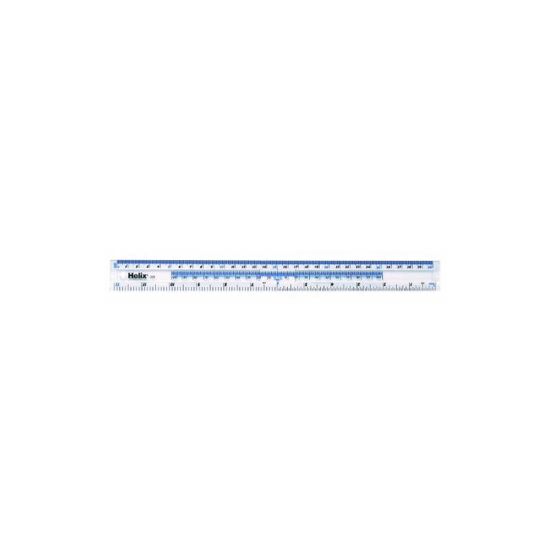 Helix 30cm Shatterproof Ruler