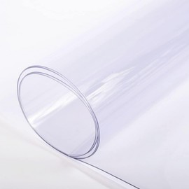 Farm Plastic Supply - Clear Vinyl Sheeting - 15 Mil - Clear Vinyl Roll, Vinyl Plastic Sheeting, Sheet for Storm Windows, Covering, Protection, Tablecloth Protector (4' x 25')