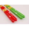 Ishida Chopsticks Made in Japan Painted Chopsticks Apple, 9.1 inches