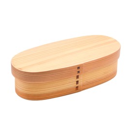 Wakayama Wappa Bento Box Store A-33-273226 Magewappa Bento Box Store, Wood, Cedar Wood, 7.9 x 3.5 inches (20 x 9 cm), Single Tier, Natural