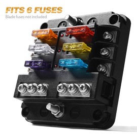 Mictuning Waterproof Car Fuse Box Fuse Holder with LED Display