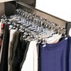 Closet Clothes Hanger Rail,Pull-Out Closet Rod 30-60cm,Wardrobe Clothing Rail,Closet Organizer