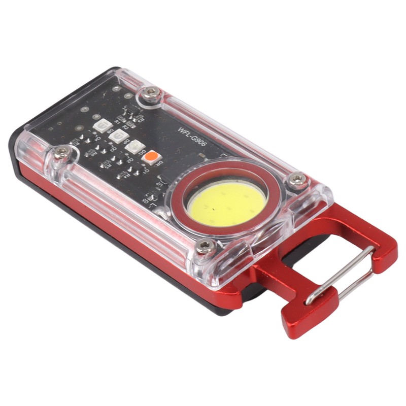 800LM COB Keychain Work Light Rechargeable Mini LED Flashlightht Outdoor