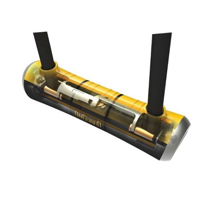 OnGuard Double-Team PITBULL U-Lock and Cable , Black, 4.53 x