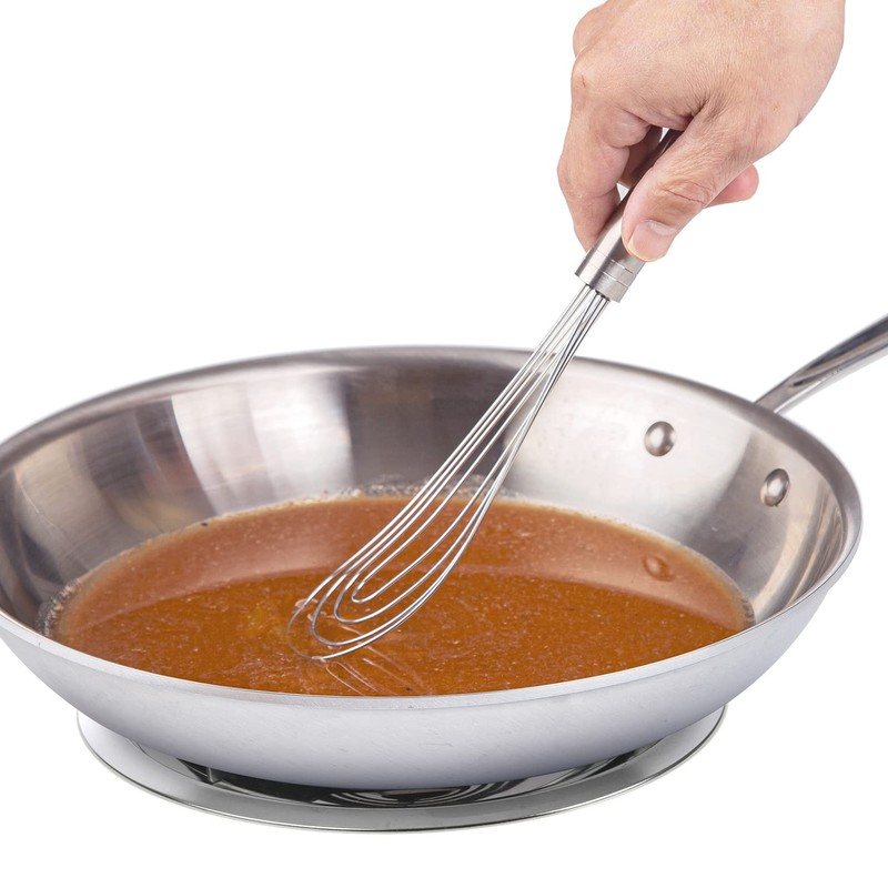 PrepWorks 10 Inch Fat Whisk - Stainless Steel Whisk for