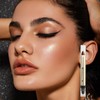 Glitter Eyeshadow Pearl Shimmer Eye Shadow Stick Metallic Dual-Ended Eyeshadow