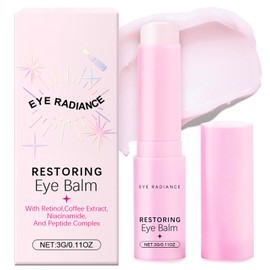 Under Eye Brightener Balm Stick - Retinol & Caffeine Eye Cream For Dark Circles And Puffy Eyes, Wrinkles, Eye Bags Remover Women - Instantly Hydrate And Brighten Under Eye Cream - Vegan Skincare