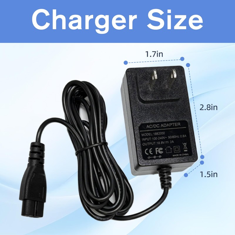 Fesasn 16.8V Power Charger for Aiper Scuba S1 Cordless Robotic