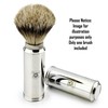 Men's Shave Silver tip Badgher Hair Travel Shaving Brush in