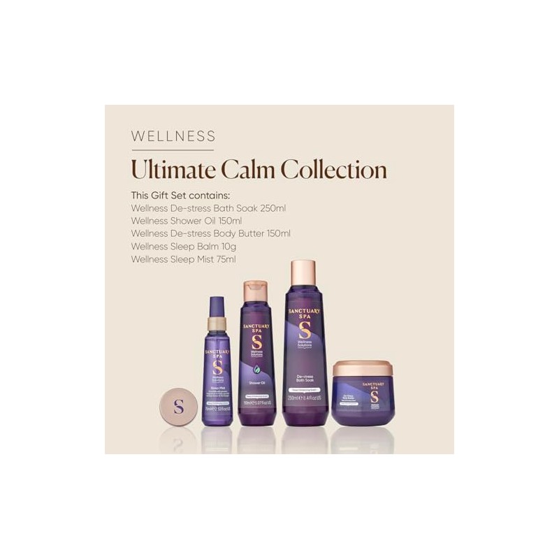 Sanctuary Spa Ultimate Calm Collection Gift Set, Vegan, Gift For