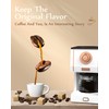 Amaste Retro Style Coffee Machine with 25 Oz Glass Coffee