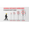 5mph private road speed limit sign- 3mm Aluminum Dibond high-visibility