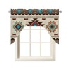 Western Southwest Swag Valances for Windows, Swag Kitchen Curtain Valances