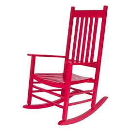 Shine Company 4332CP Vermont Rocking Chair, Chili Pepper