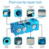 11-in-1 Pool Cue Tip Repair kit, Professional All-in-One Pool Stick