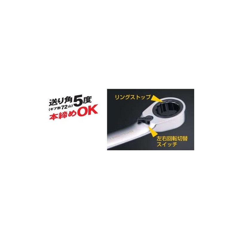 Pro-Auto TRG-100 Twister Long Gear Wrench 0.4 inch (10 mm)