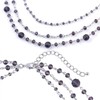 Firstmeet New Long Chain Multi Layer Fashion Glass Beads Handmade