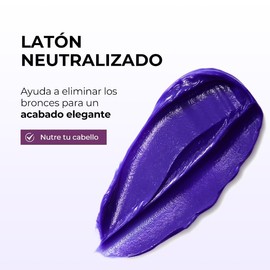 Karseell Mascarilla Capilar Morada 100ml | Para cabello nivel 8 o más; neutraliza tonos amarillos y cobrizos