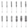 38pc Industrial Wire Brush Set 1/4" Hex Shank Long Ext.