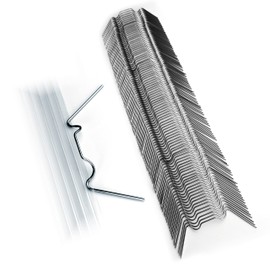 KAISER plastic® Greenhouse Clips | Set of 100 | Made of Stainless Steel | Extra Strong 1.6 mm | Premium Quality | Ideal for Greenhouse Panels