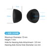 Ear Tips for Cearvol Diamond X1 Hearing Aids - Large