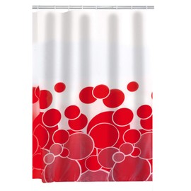 Ridder Kani 403076 Shower Curtain 180 x 200 cm Textile Red