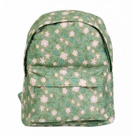 A LITTLE LOVELY COMPANY BACKPACK "BLOSSOM SAGE" 23.5x30x10cm