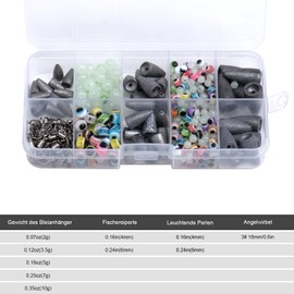 Goture Fishing Accessories, Texas Rig, Carp Rig, Carp Assembly, Carolina Rig, Fishing Lead Set, Swivel Fishing, Fishing Hooks, Carp Lead, Beads for Fishing, 469 Pieces / 381 Pieces / 182 Pieces