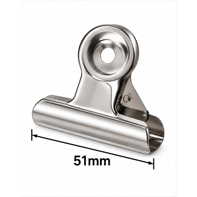 Reusable Metal Bag Clips for Food Storage – 6-Piece Strong