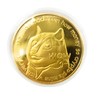 Promotech 24K Gold Plated 45mm Diameter Dogecoin MEMECOIN Coin Collectible