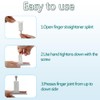 Finger Straightener Splint - Adjustable Wrist Press Device for Arthritis