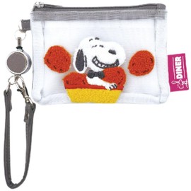 Marimo Craft SPPS-115 Snoopy Mesh Series Mesh Pass Case Nugget Approx. W 4.5 x H 3.1 x D 0.4 inches (115 x 80 x 10 mm)