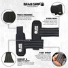 BEAR GRIP Power Straps - Weight lifting Straps (BLACKED)