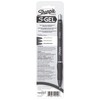 SHARPIE S-gel Bolígrafos, color Negro 2 Uds x 0.5mm