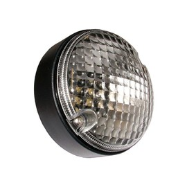 WIPAC CLEAR SINGLE REVERSE LIGHT COMPLETE 95MM COMPATIBLE WITH LAND ROVER DEFENDER 90 NAS, PART # AMR6528