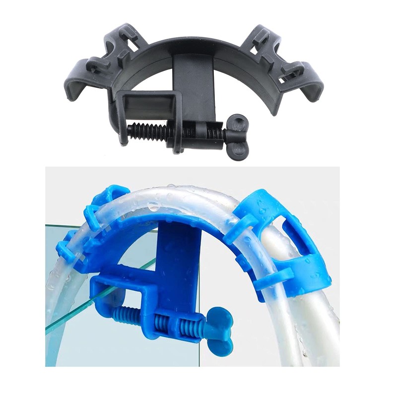 E-outstanding 2-Pack Water Pipe Fixing Clamp Adjustable Plastic Fish Tank