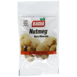 Badia Whole Nutmeg Net Wt. .5 oz (14.2g)