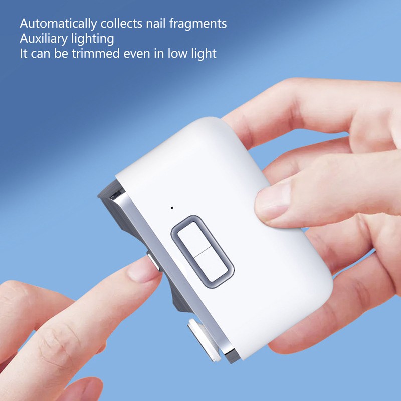 2 In 1 Electronic Nail Clipper Automatic Multi Function Nail
