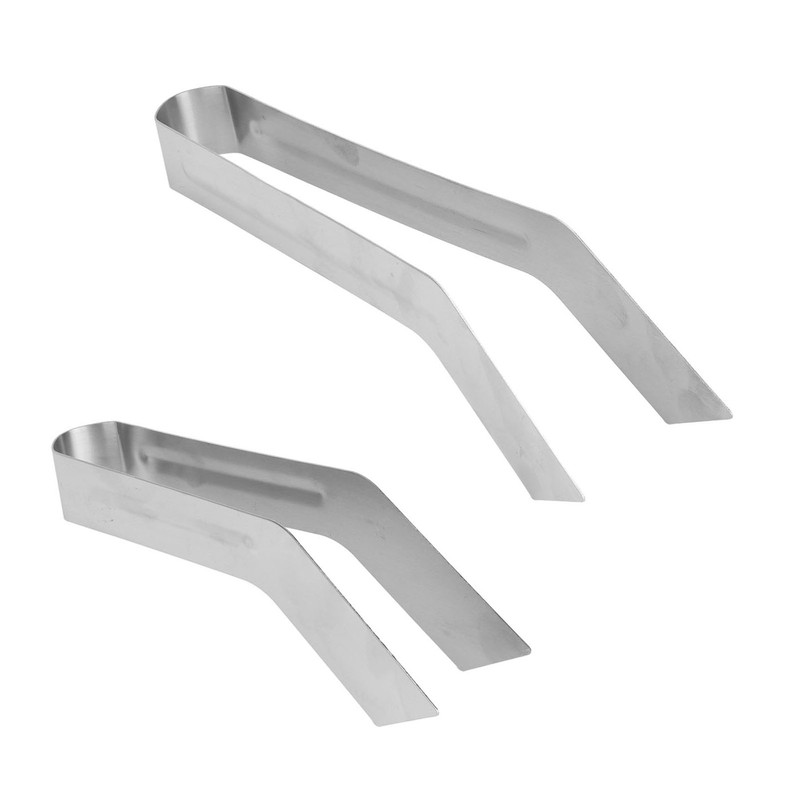 2pcs Stainless Steel Gardening Plants Transplant Tong Plant Remove Transplant