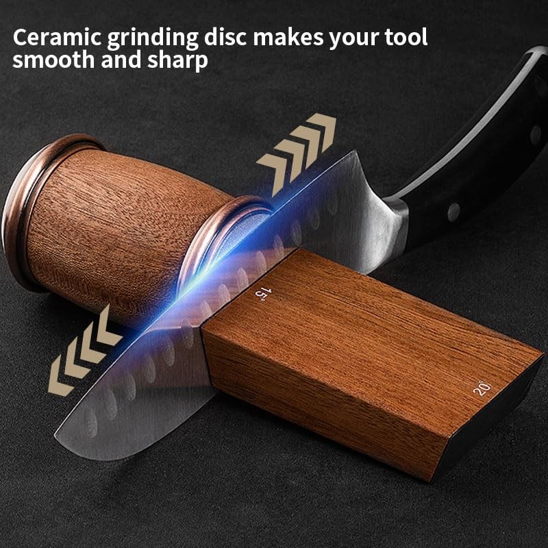 Manual sharpening tool Tumbler Rolling Knife Sharpener - Made Enjoyment