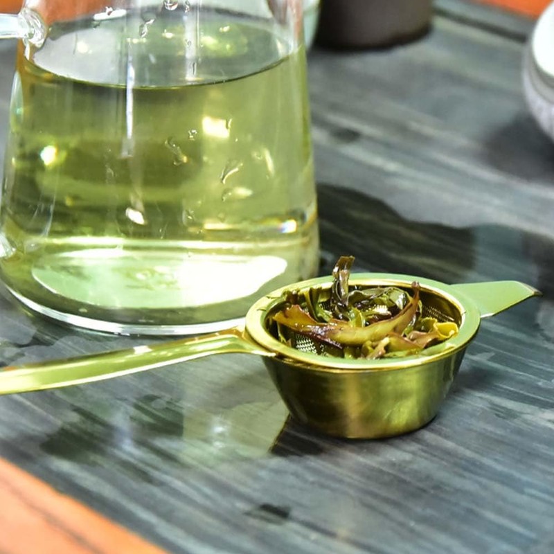 Stainless Steel Tea Filter Tea Strainer Loose Tea with Drip