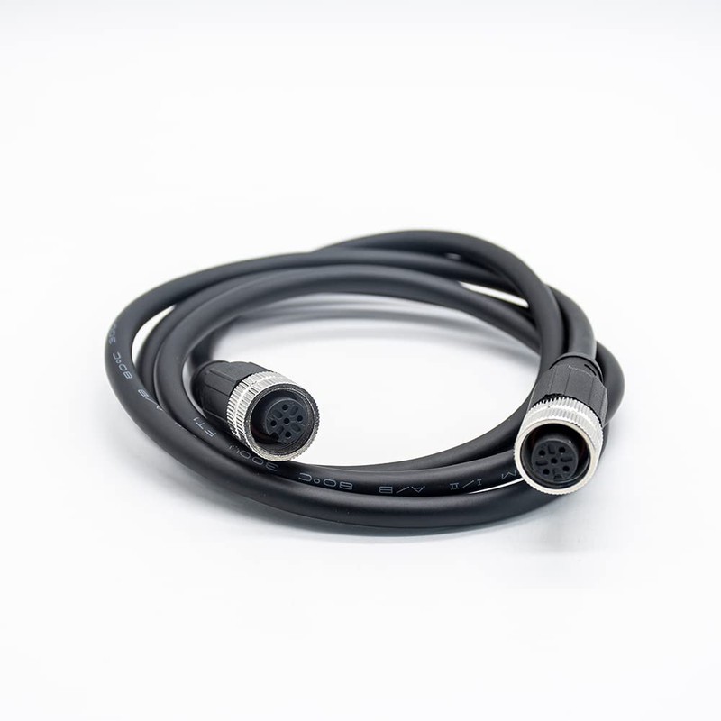 Elecbee M12 Connector 5 Pin A-Code Female to Female Double