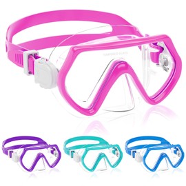JATEKA Swimming Goggles Set for Children 4-12 Years Pink