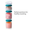 Whiskware C02578 Stackable Snack Container, Blue Green
