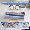 Upgraded KUNPHY Ultrasonic Jewelry Cleaner with 50ml Solution, 48KHZ, 12OZ